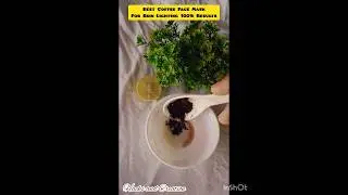 coffee ficial mask for glowing Skin| Face Whitening Home Remdy