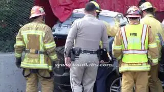 Fatal 405 Freeway Accident / Culver City  RAW FOOTAGE