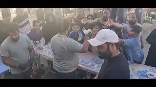 موكب ضعن السبايا في خدمة زوار الامامين الكاظمين