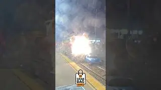 Train SMASHES Car in Quincy, Illinois