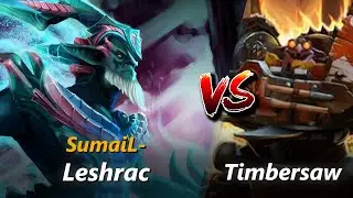 SumaiL- mid Leshrac vs Timbersaw | First 10 minutes