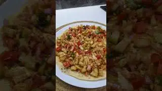 Masala Tangy Papad Chaat | Crispy 5-Minute Indian Street Food Snack