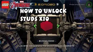 Lego Marvel Avengers - How to Unlock Studs X10 Red Brick