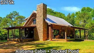 Alabama Cabins For Sale | $275k | Acreage Cabins For Sale | Alabama Real Estate For Sale