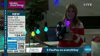 Living Glow Color Changing Rechargeable Pull Light  4pack