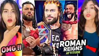 Reaction On WWE ROMAN REIGNS Latest Trending Dangerous Attitude 😈Reels