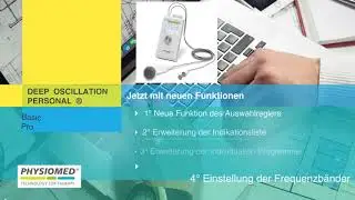 Neue Funktionen im DEEP OSCILLATION&reg; Personal Basic und Pro