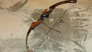 Another Vintage Proline Force II Magnum Compound Bow(Rambo 1st Blood Pt2)Painted Brown Video Review