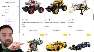 More LEGO Technic 2025 reveals & 1st impressions! Deep Sea sub, Bush Plane, Backhoe, Monster Jam