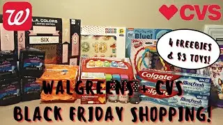 CVS & WALGREENS BLACK FRIDAY SHOPPING! (11/25-11/27) || $3 Toys, Several FREEBIES + Gift Sets!😍