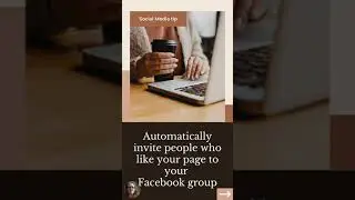 Facebook group: how to automatically invite people #shorts