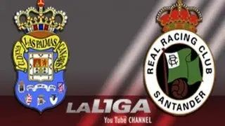 Resumen de UD Las Palmas (1-0) Racing de Santander - HD