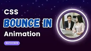 Bounce In Animation | Smooth & Continuous Floating Effect 🔥