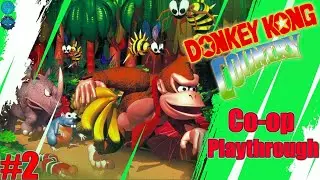 Donkey Kong Country: 2 Player Online Co-op Playthrough Pt. 2 W/ Jetmen Gaming!