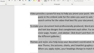 JUSTIFY (CTRL+J) IN MS WORD