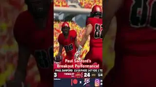 SFA Season 12 WEEK 9: Nebraska QB Paul Sanford with an Insane Gameday Performance!