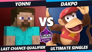 Ludwig Invitational - yonni (Steve) Vs. Dakpo (Diddy Kong) SSBU Ultimate Tournament