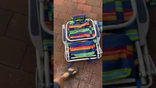 Beach chair hack. Folding beach chair hack. Tommy Bahama