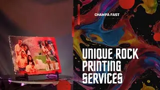 Unique Rock Printing Services by Champa Fast!