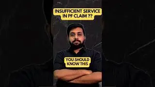 insufficient service 2) not eligible-insufficient service in pf claim | pf claim rejected problem