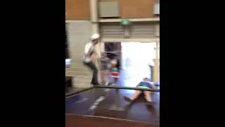 Monster Smasher ( Kid Jumps Over A Scooter And The Box At Monster Skate Park )