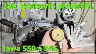 Jak správně nastavit předstih u Jawy 550 a 555.