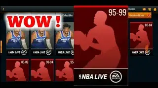 98 Overall Pull ! Elite Exchange pack opening NBA LIVE Mobile