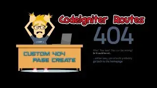 Learn Codeigniter Tutorial In Tamil For Beginners  Part 5  Routes & Resolved 404 error