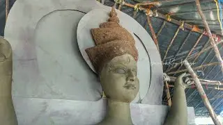 biggest durga idol making 2020 | kumartuli durga pratima | chaderghat 2020 Durga idols making shed