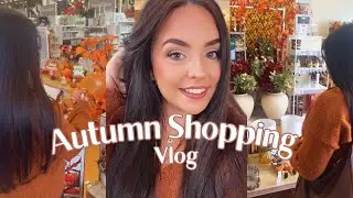 Autumn Shopping Vlog | The Range & Hobby Craft | Starbucks, Baking Bakwell Blondies & Pizza Night