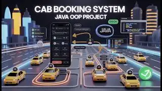 🚕 Cab Booking System Using Java | OOP-Based Project | Mini / Major Project