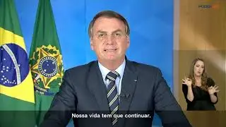 Em pronunciamento, Bolsonaro critica fechamento de escolas e ironiza fala do médico Drauzio Varella