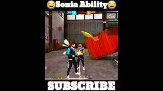 Sonia Character Ability 🔥 Free Fire New Character Sonia Ability Test 😂 #shorts #shortsfeed #Wff007