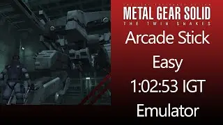 MGS: The Twin Snakes | GCN Emulator | Easy | Arcade Stick | 1:02:53 IGT