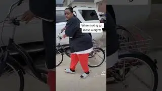 She rode past my house doing this on the bike!
