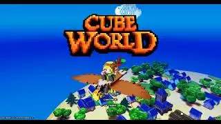 PREVIEW: Cube World Longplay Steam Edition ( no commentary ) Water Mage Part 1