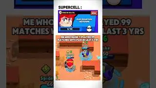 99 Battles for 1 Coin ☠️ #shorts  #brawlstars