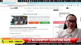 Blogspot Custom Ads: Pasang Iklan Sendiri di Blogspot Tanpa Adsense