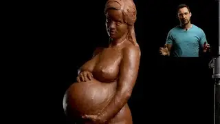 Беременная женщина в глине и моя позиция в защиту жизни
