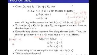 Edmonds Karp Algorithm