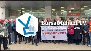 DGD-SEN'den Nil&uuml;fer Migros &ouml;n&uuml;nde eylem: Taleplerimiz karşılanana kadar m&uuml;cadele edeceğiz