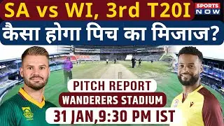 South Africa vs West Indies, 3rd T20I: The Wanderers Stadium Pitch Report | Johannesburg Pitch