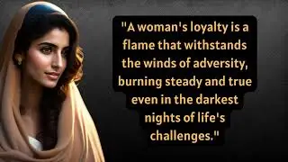 In the garden of relationships, a woman's loyalty |Life Lessos | Motivational Quotes