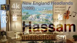 Frederick Childe Hassam, New England Headlands 1899, Music, Impressionism, Art on TV