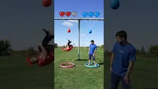 Water Balloon Flip Challenge!! #parkour