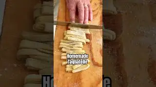 90yr old Italian Nonna makes homemade pasta and olives!  #pasta