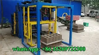 QT4-25 automatic CHB brick maker, concrete hollow block machine