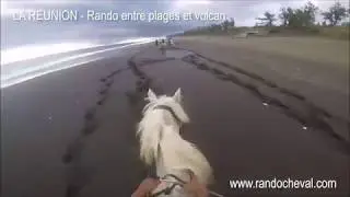LA REUNION - Rando &agrave; cheval entre volcan et plage - Par Randocheval