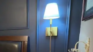 Wall Lights Battery Operated Wall Sconces Set Of 2，Indoor not Hardwired Fabric Shade Fixtures Review