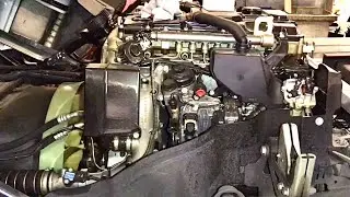 How To Service Mercedes Atego 967,  euro 6, 1518  in 7 minutes , oil and fuel filters change